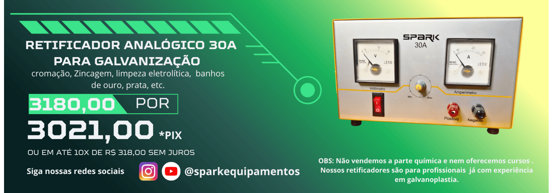 retificador 30A